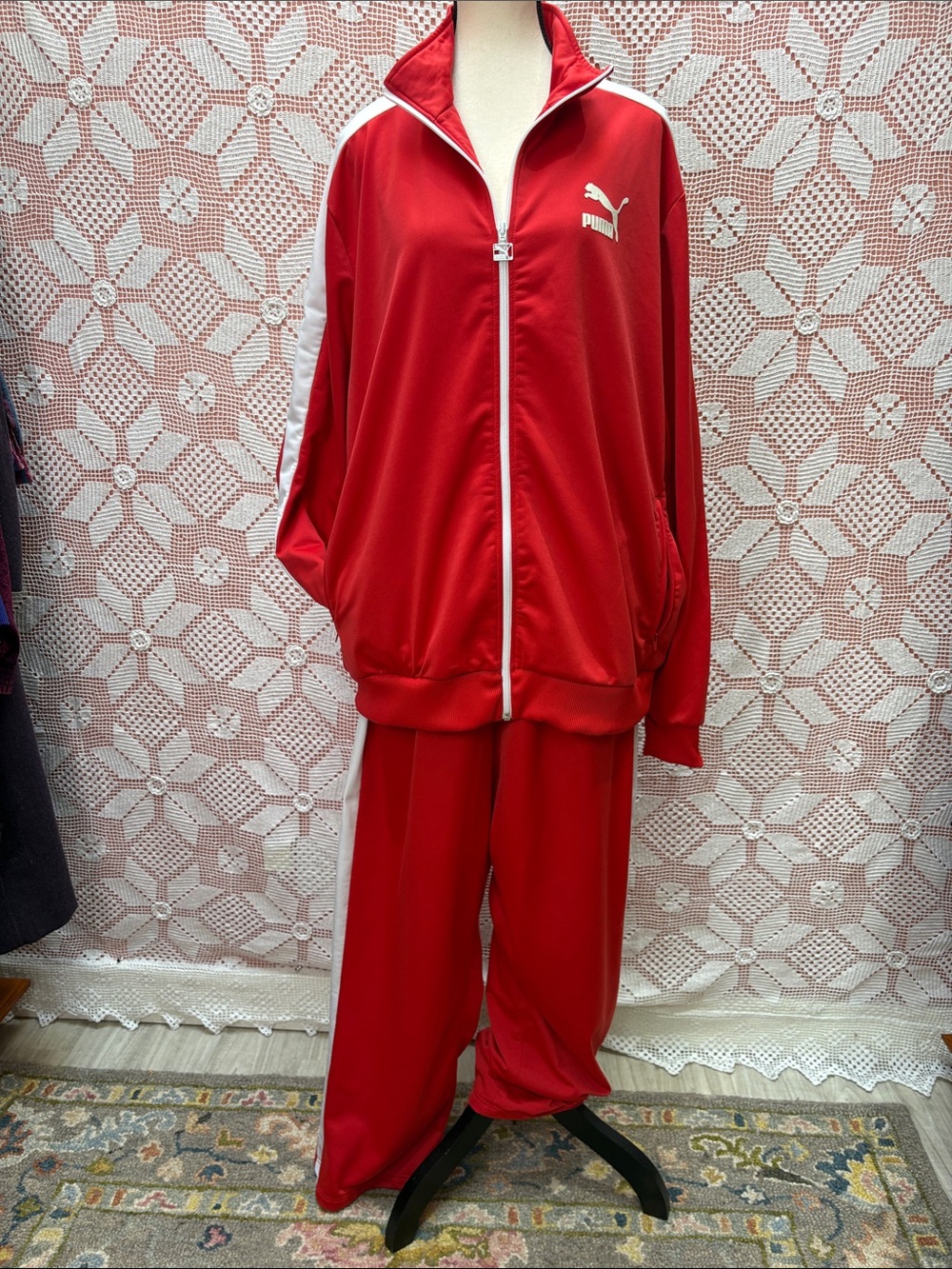 2011 Puma Sport Lifestyle Red Track Suit Set XL